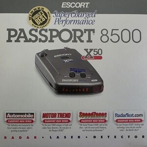 Passport 8500 X50 Radar Detector - Black